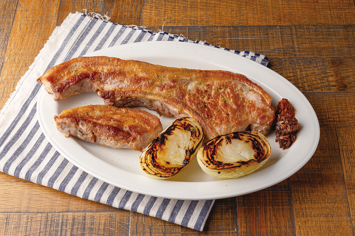 優味豚ロース，バラ肉を豪快に食べるプラン